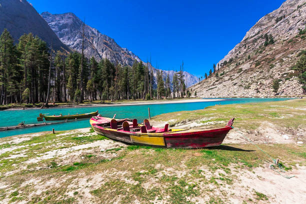 Mahodand Lake is a lake located in the upper Usho Valley at a distance of about 35 kilometres from Kalam in Swat District of Khyber Pakhtunkhwa province of Pakistan. The lake is accessible by a four-wheel drive vehicle, and is often utilized for fishing and boating.